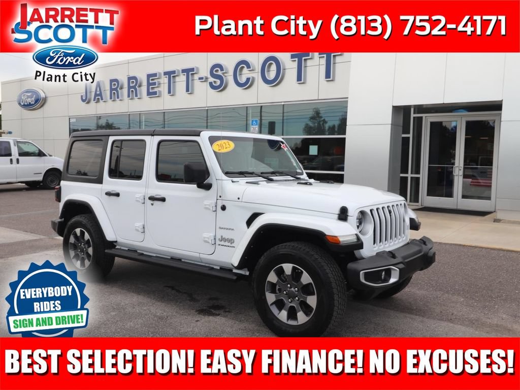 Used 2023 Jeep Wrangler Unlimited Sahara w/ LED Lighting Group