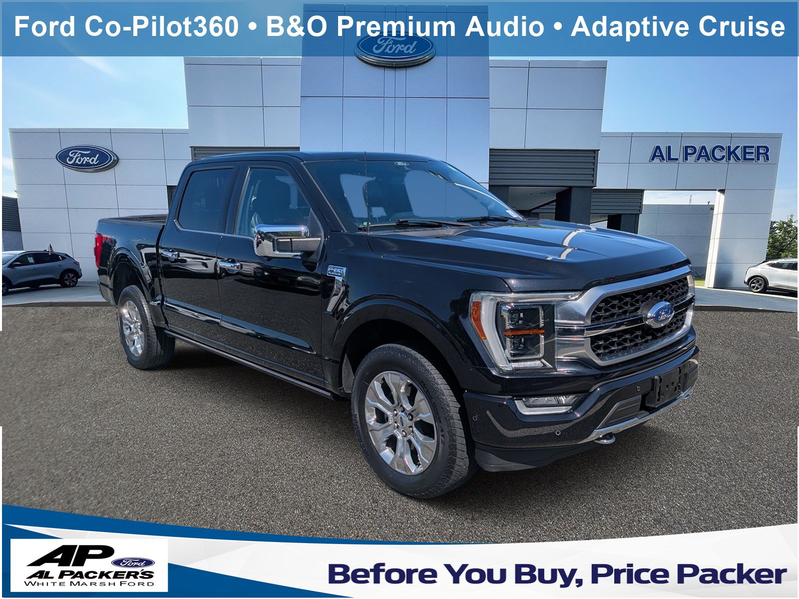 Certified 2021 Ford F150 Platinum w/ Equipment Group 701A High AWD/4WD image 1