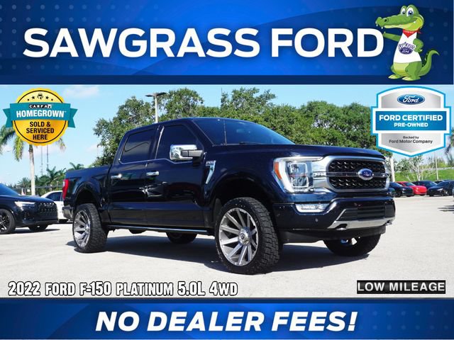 Certified 2022 Ford F150 Platinum w/ Equipment Group 701A High AWD/4WD image 1