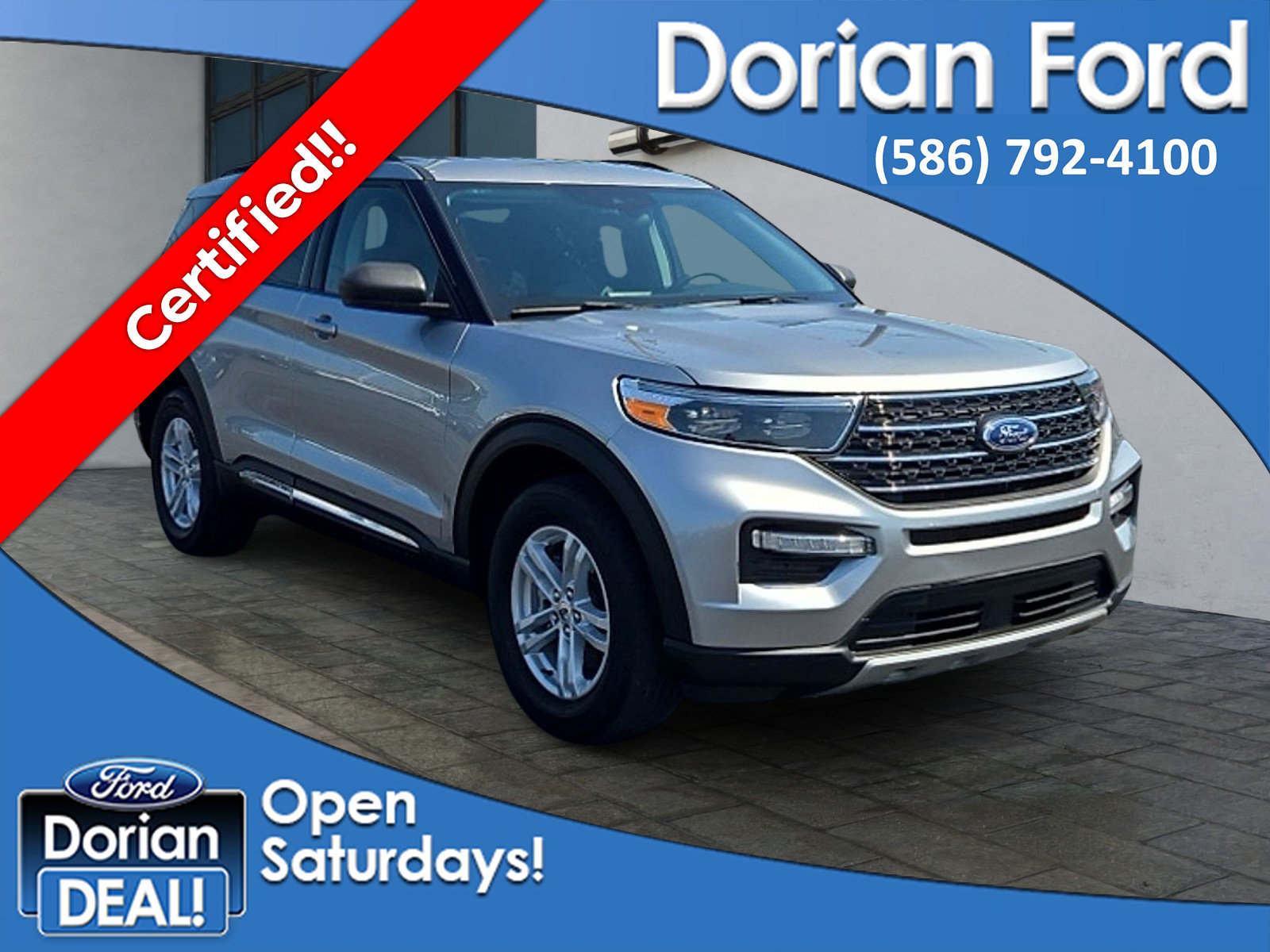 Certified 2024 Ford Explorer XLT w/ Equipment Group 202A
