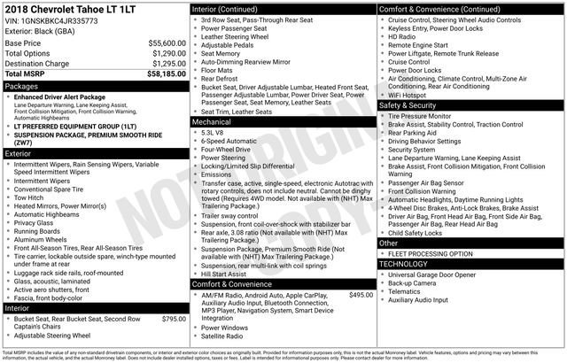 Used 2018 Chevrolet Tahoe LT image 28