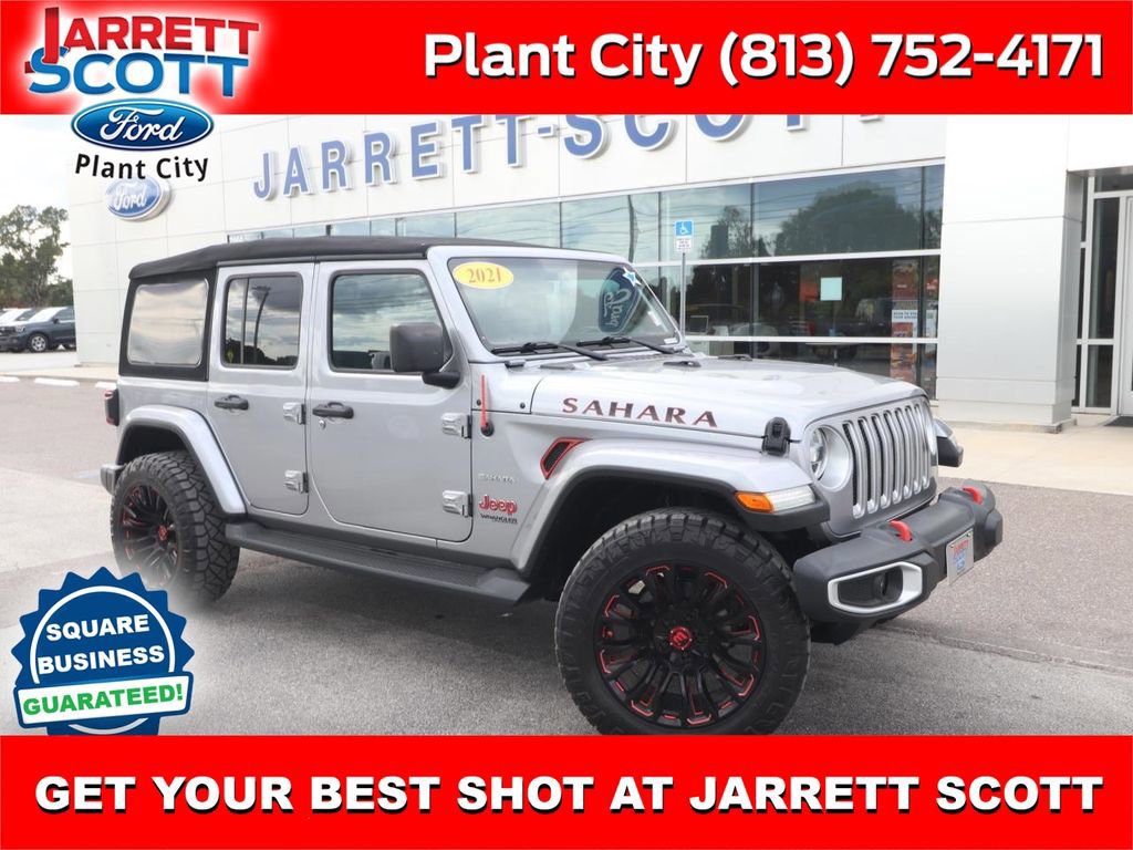 Used 2021 Jeep Wrangler Unlimited Sahara AWD/4WD image 7