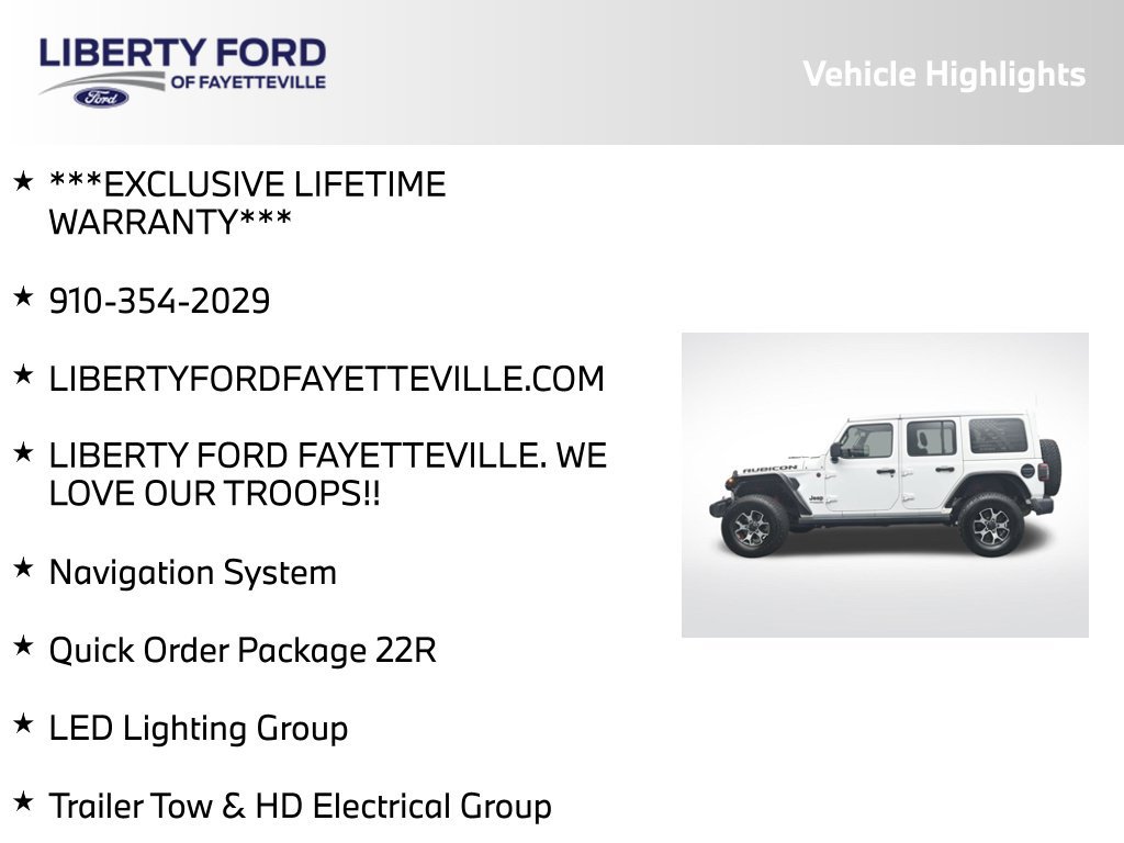 Used 2020 Jeep Wrangler Unlimited Rubicon AWD/4WD image 5