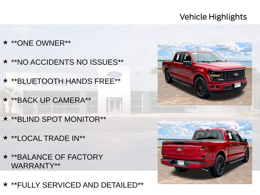 Certified 2025 Ford F150 STX w/ STX Black Appearance Package RWD image 6