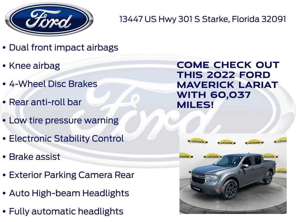 Certified 2022 Ford Maverick Lariat FWD image 25