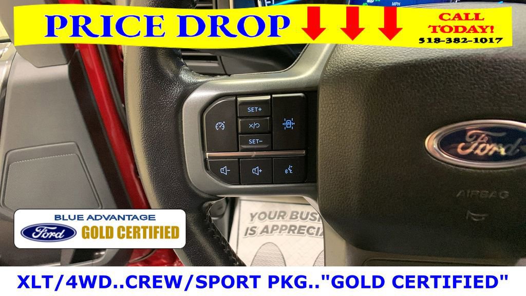 Certified 2022 Ford F150 XLT w/ Equipment Group 302A High image 37