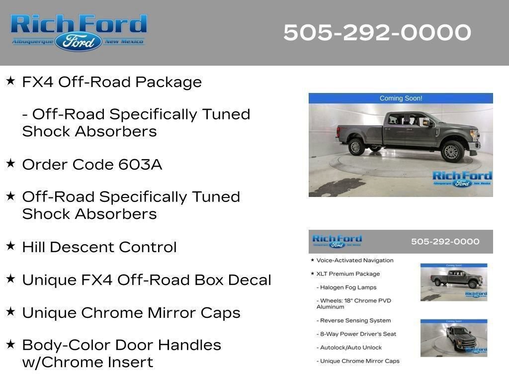 Certified 2021 Ford F250 XLT w/ XLT Premium Package AWD/4WD image 39