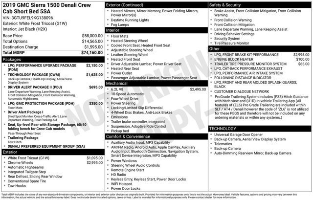 Used 2019 GMC Sierra 1500 Denali image 12