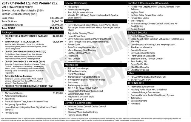Used 2019 Chevrolet Equinox Premier image 2