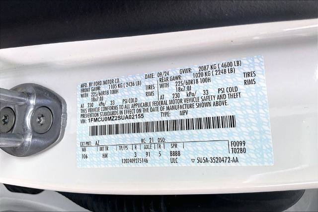Certified 2025 Ford Escape ST-Line w/ Equipment Group 301A FWD image 31