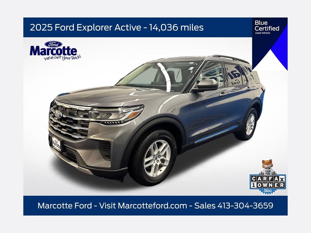 Certified 2025 Ford Explorer Active AWD/4WD 360° Tour