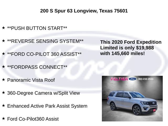 Certified 2020 Ford Expedition Limited w/ Equipment Group 303A RWD image 30