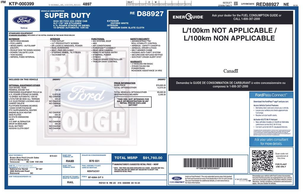 Certified 2024 Ford F350 XLT image 24