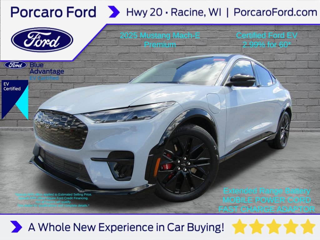 Certified 2025 Ford Mustang Mach-E Premium w/ Sport Appearance Package AWD/4WD image 1