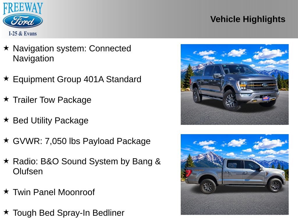 Certified 2023 Ford F150 Tremor w/ Trailer Tow Package AWD/4WD image 4