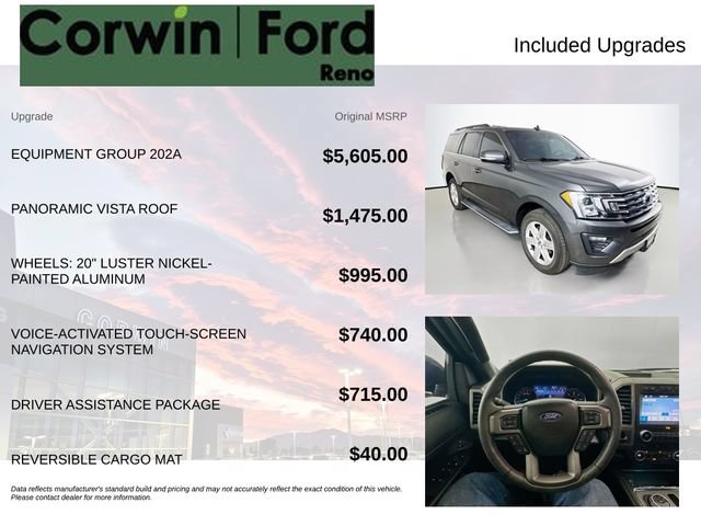 Certified 2019 Ford Expedition XLT w/ Equipment Group 202A AWD/4WD image 3