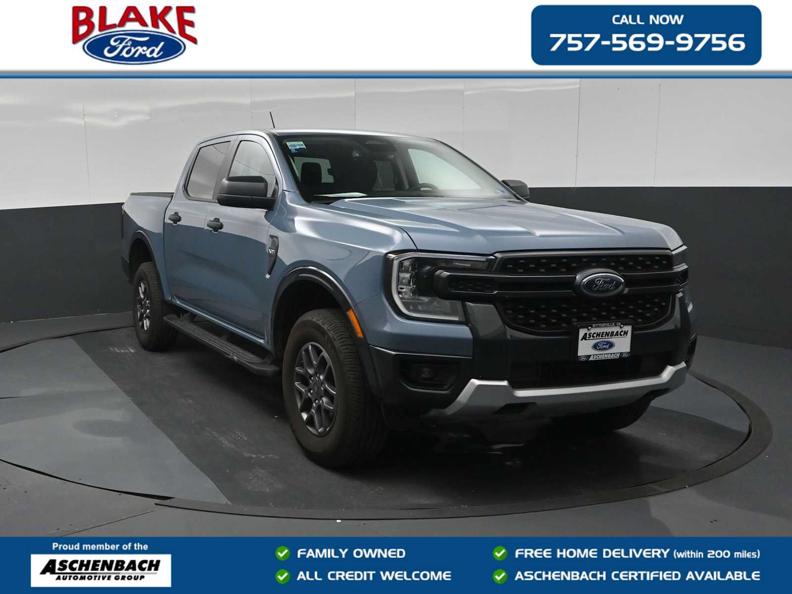Certified 2024 Ford Ranger XLT w/ FX4 Off-Road Package AWD/4WD image 1