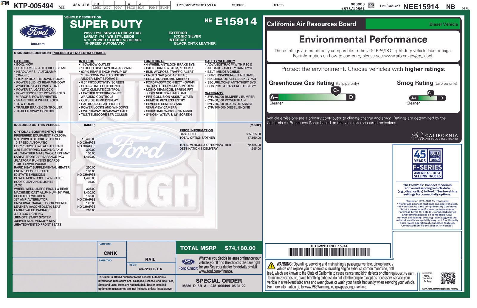 Certified 2022 Ford F250 Lariat AWD/4WD image 4
