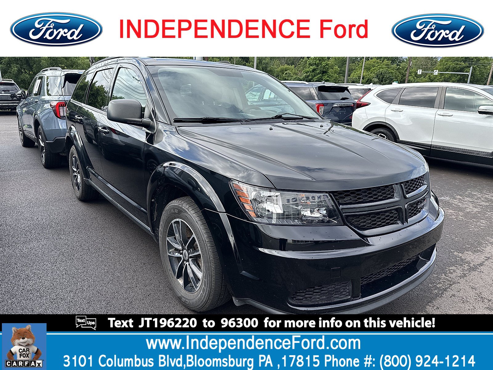 Used 2018 Dodge Journey SE w/ Blacktop Package FWD image 1