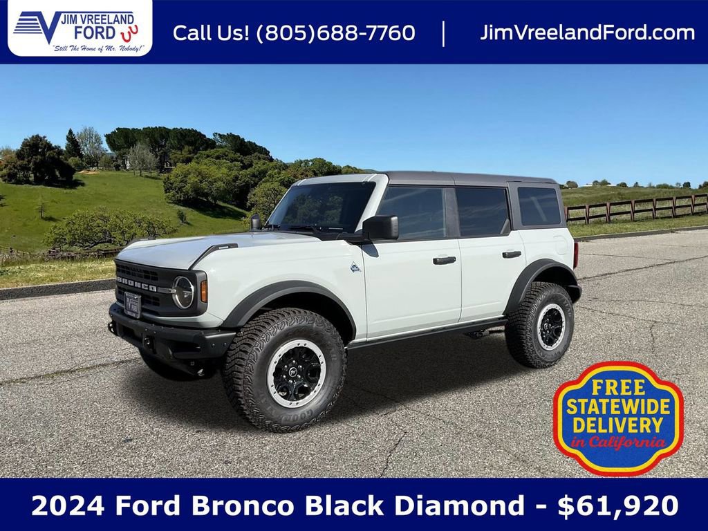 Certified 2024 Ford Bronco Black Diamond w/ Sasquatch Package