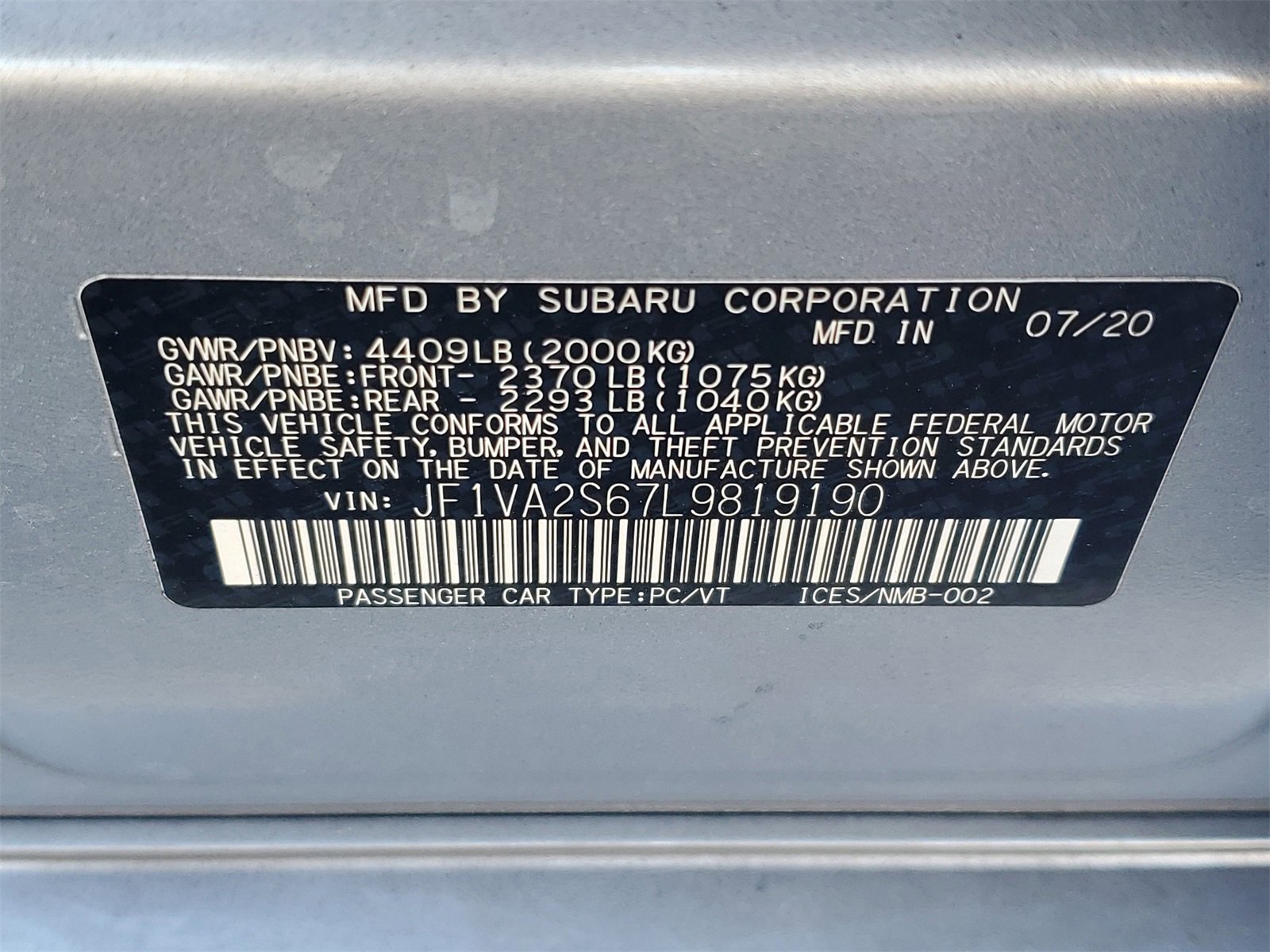 Used 2020 Subaru WRX STI w/ Popular Package #1 image 30