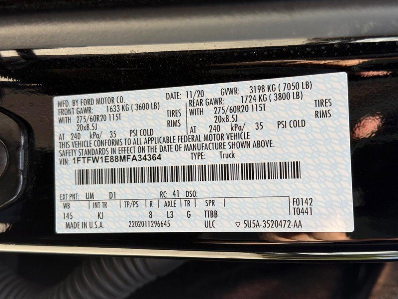 Certified 2021 Ford F150 King Ranch w/ Equipment Group 601A High AWD/4WD image 31