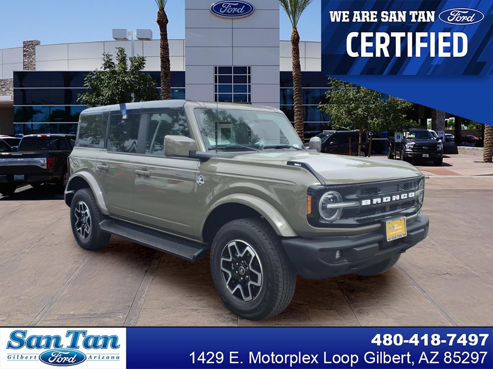 Certified 2025 Ford Bronco Outer Banks AWD/4WD image 1