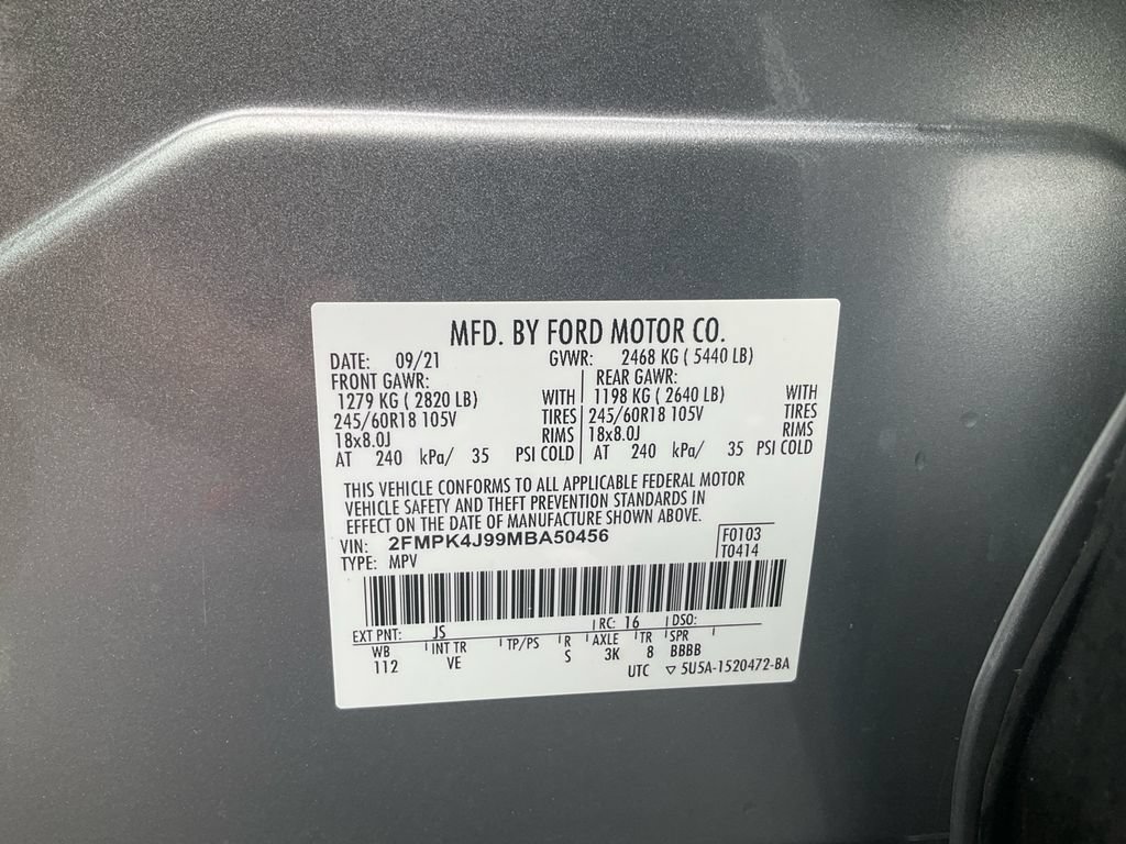 Certified 2021 Ford Edge SEL AWD/4WD image 18