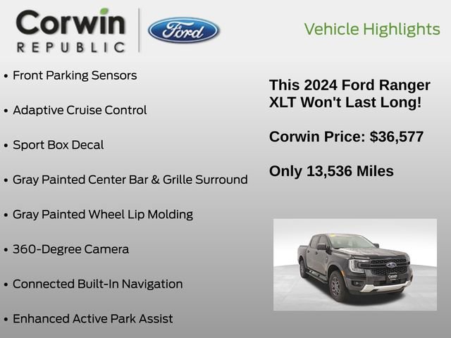 Certified 2024 Ford Ranger XLT image 26