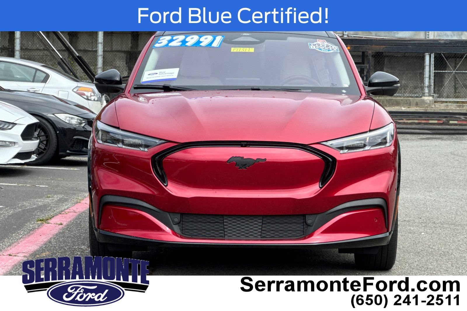 Certified 2023 Ford Mustang Mach-E Premium w/ Mustang Nite Pony Package RWD image 12
