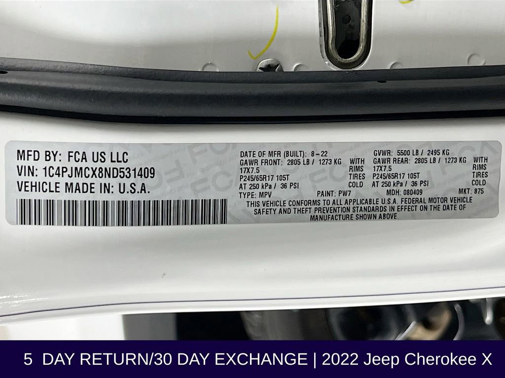 Used 2022 Jeep Cherokee Latitude image 35