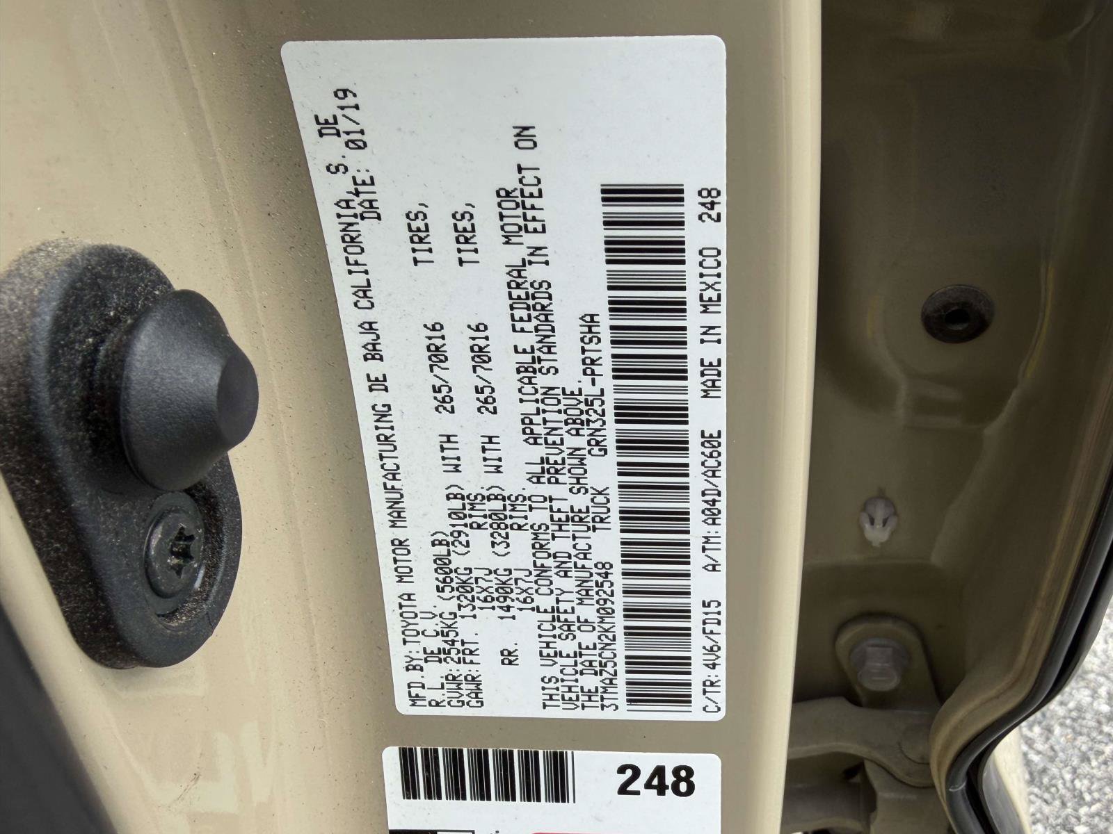 Used 2019 Toyota Tacoma TRD Off-Road RWD image 33