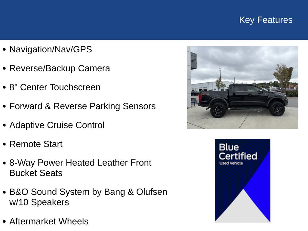 Certified 2020 Ford Ranger Lariat w/ Equipment Group 501A Mid AWD/4WD image 29
