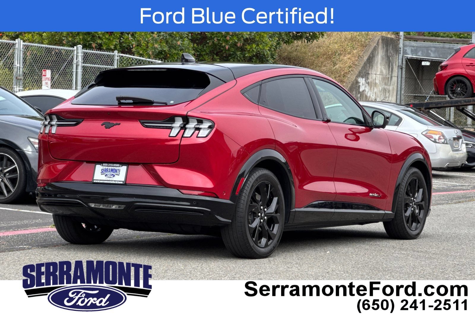 Certified 2023 Ford Mustang Mach-E Premium w/ Mustang Nite Pony Package RWD image 4