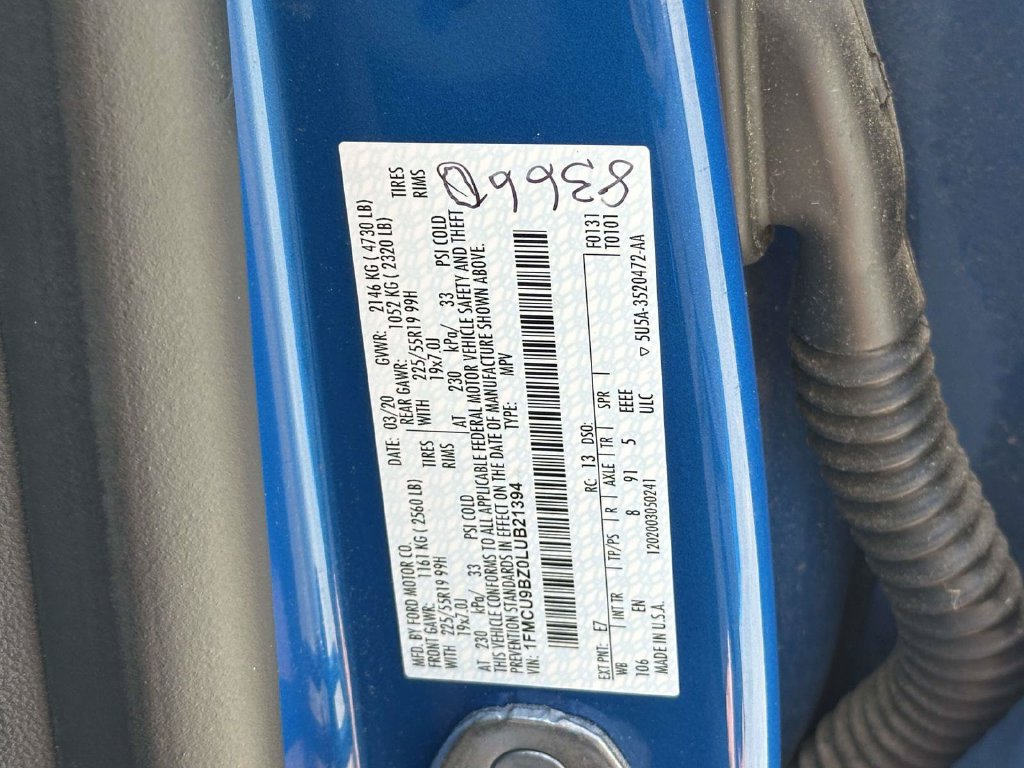 Certified 2020 Ford Escape SE Sport AWD/4WD image 11