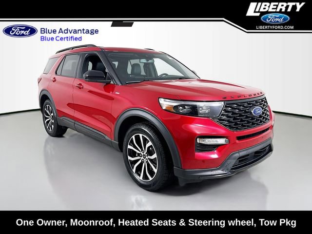 Certified 2022 Ford Explorer ST-Line w/ Class IV Trailer Tow Package