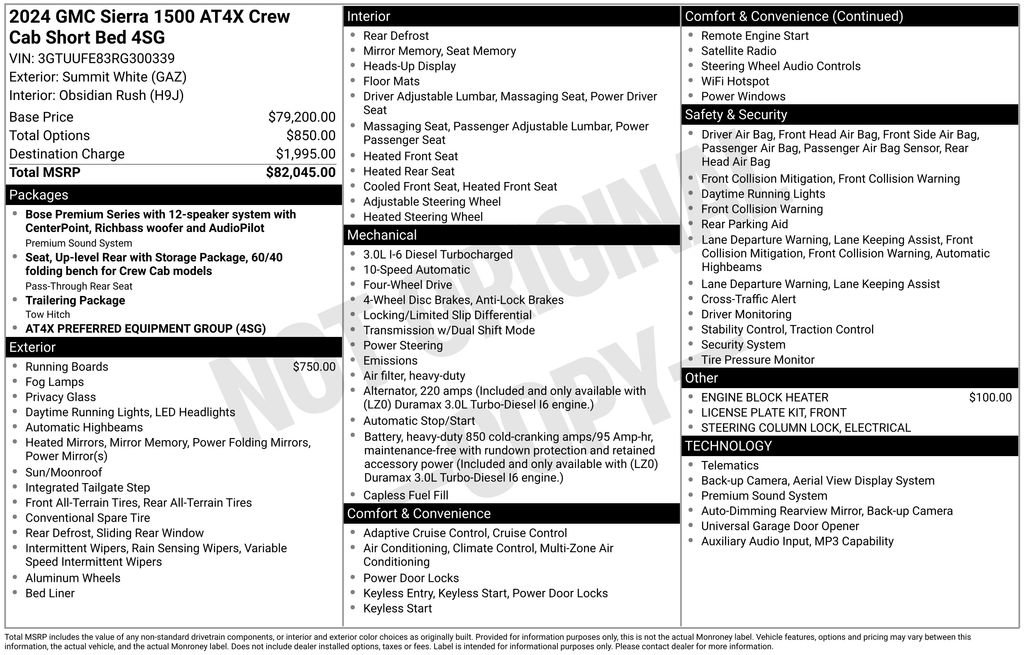 Used 2024 GMC Sierra 1500 AT4X AWD/4WD image 4