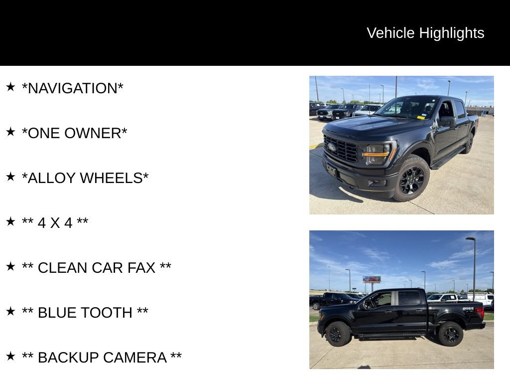 Certified 2024 Ford F150 STX w/ Equipment Group 201A FX4 AWD/4WD image 4