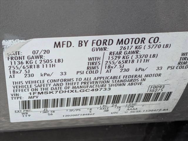 Certified 2020 Ford Explorer XLT w/ Equipment Group 202A RWD image 15
