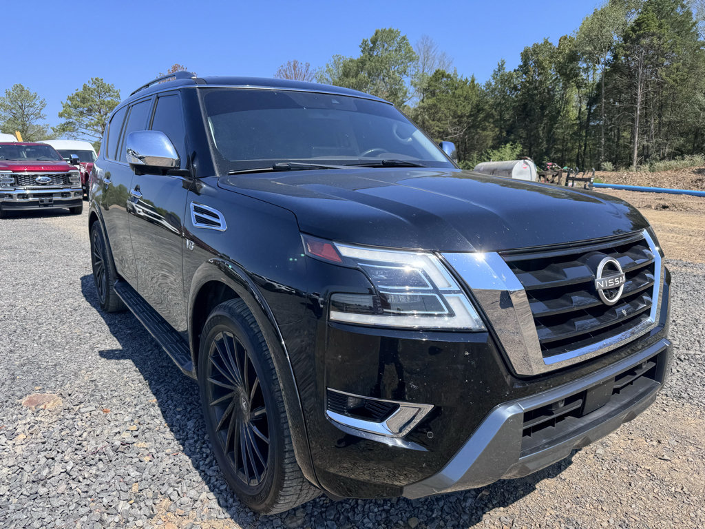 Used 2021 Nissan Armada Platinum w/ Captain's Chairs Package RWD image 3