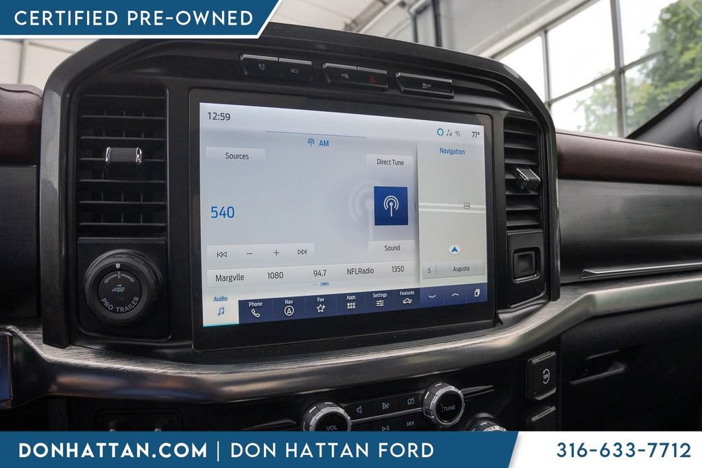 Certified 2023 Ford F150 Lariat w/ Max Trailer Tow Package AWD/4WD image 7