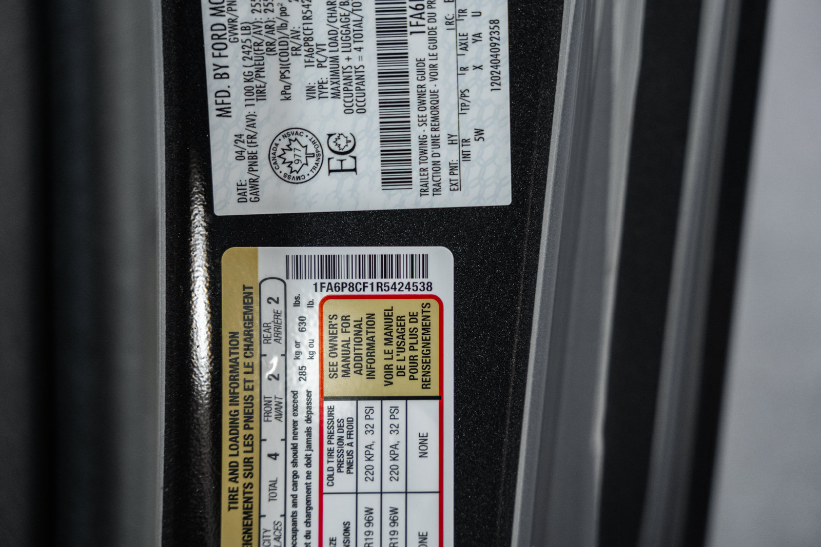 Certified 2024 Ford Mustang GT Premium RWD image 47