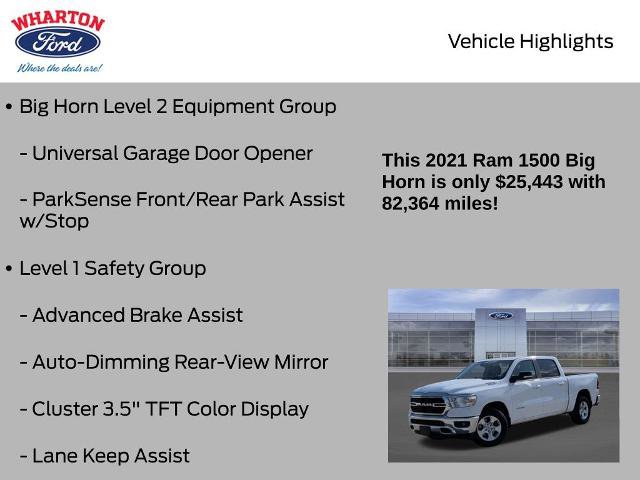 Used 2021 RAM 1500 Big Horn image 26
