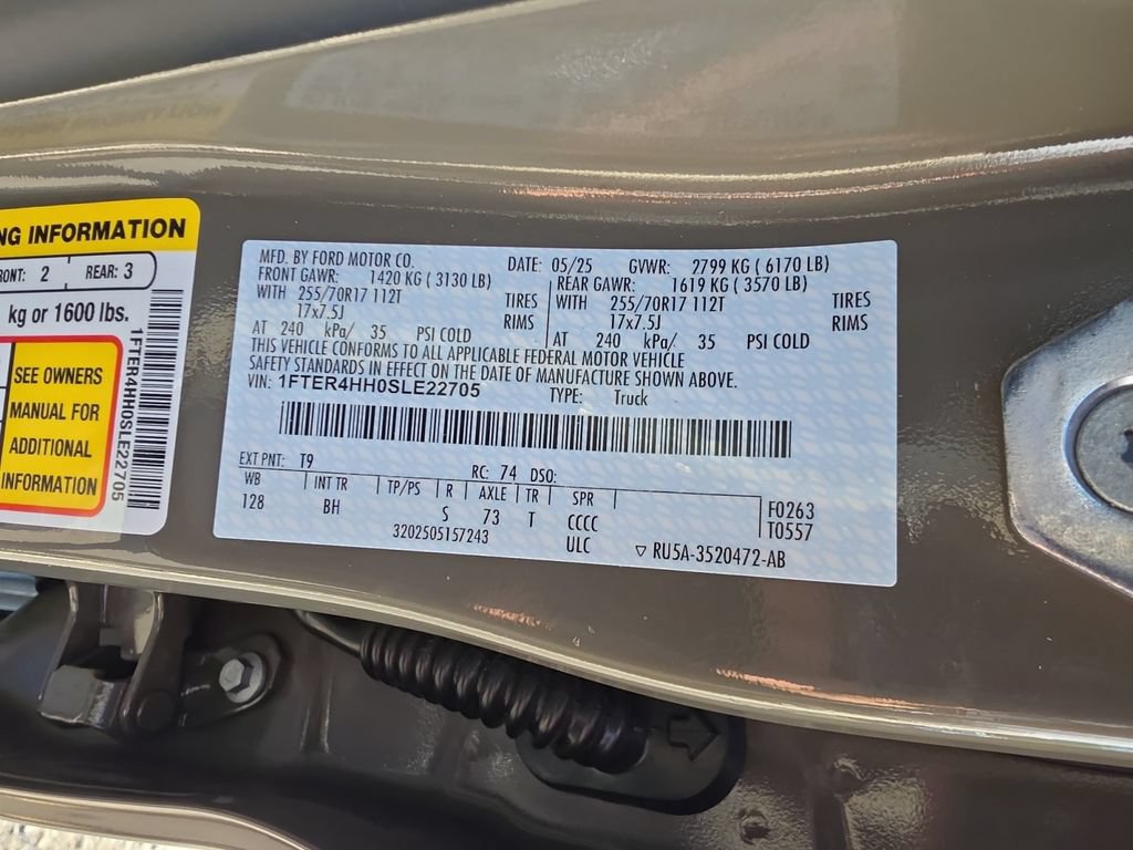 Certified 2025 Ford Ranger XLT w/ Equipment Group 301A High AWD/4WD image 25