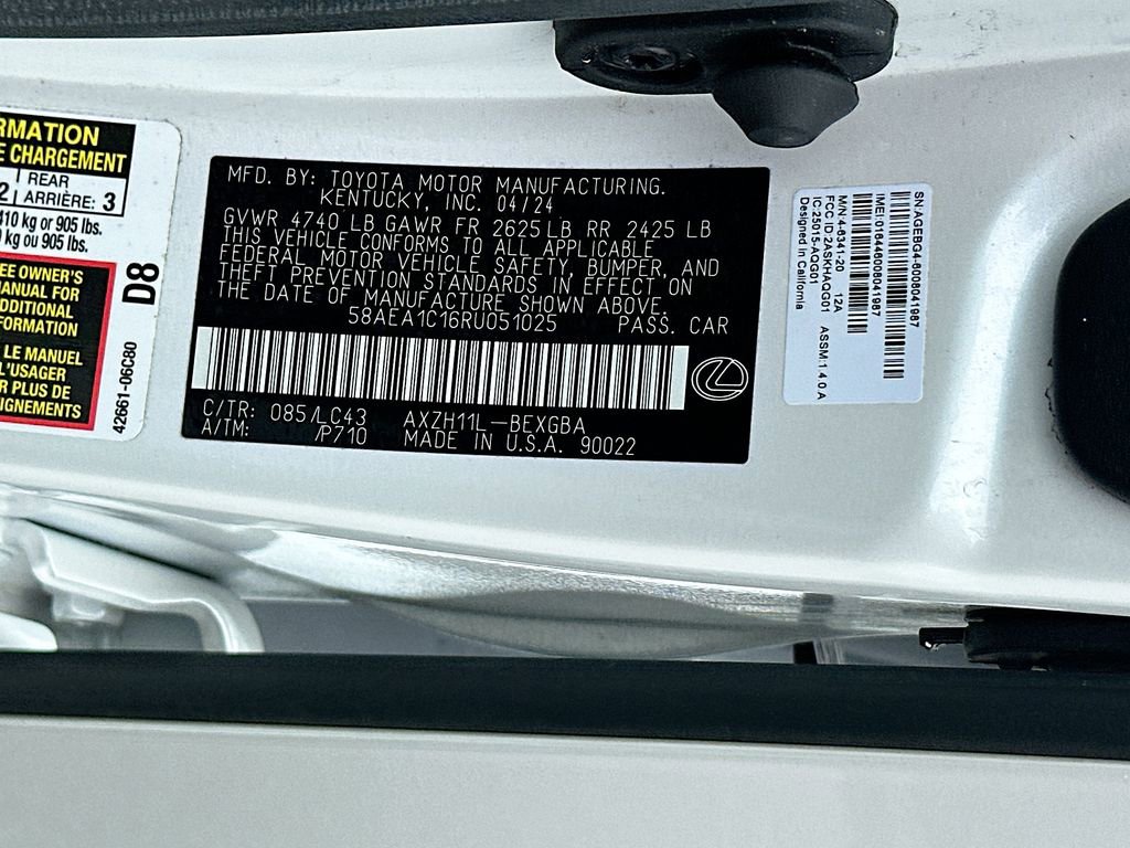 Used 2024 Lexus ES 300h w/ Technology Package FWD image 27
