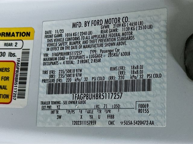Certified 2024 Ford Mustang Premium RWD image 36