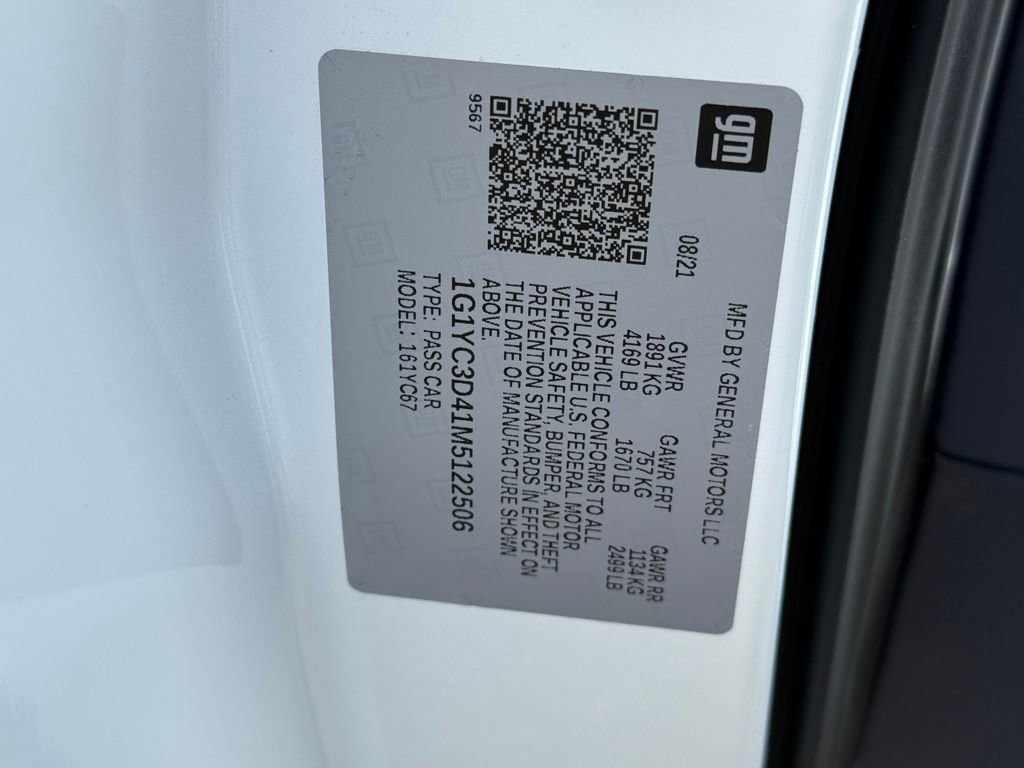 Used 2021 Chevrolet Corvette Stingray Premium Conv w/ Z51 Performance Package image 18