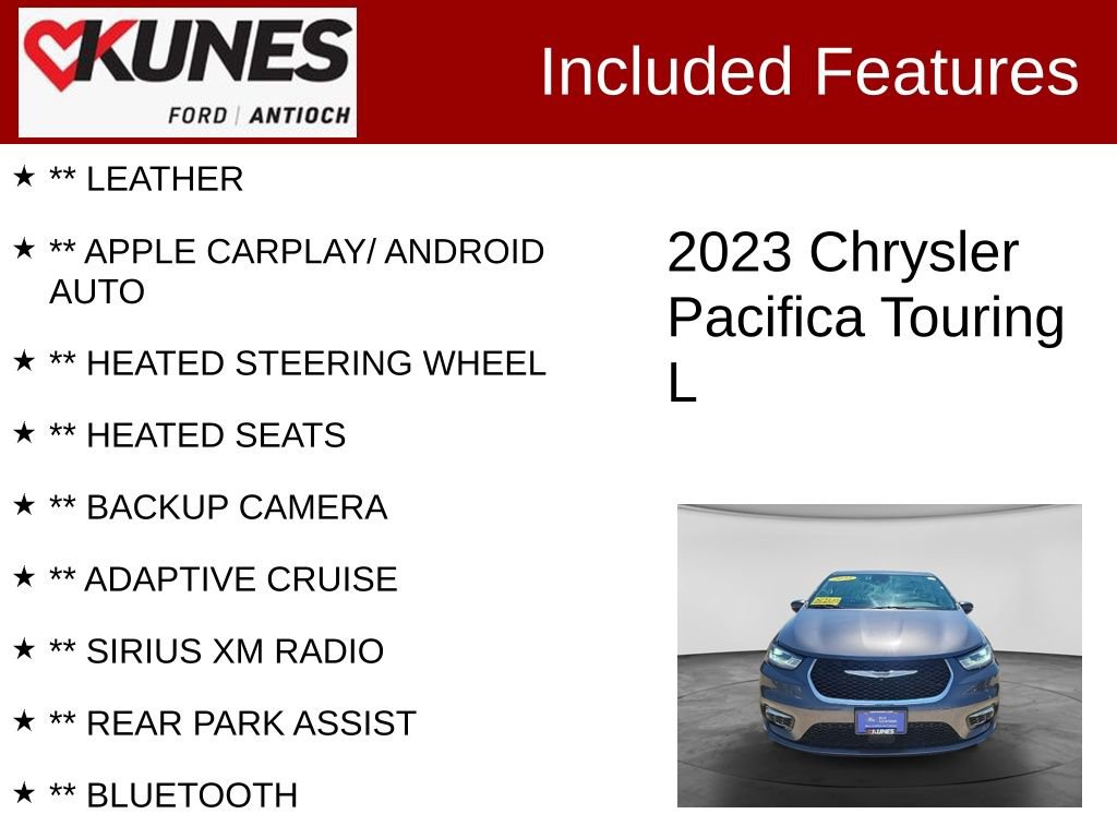 Used 2023 Chrysler Pacifica Touring-L FWD image 3