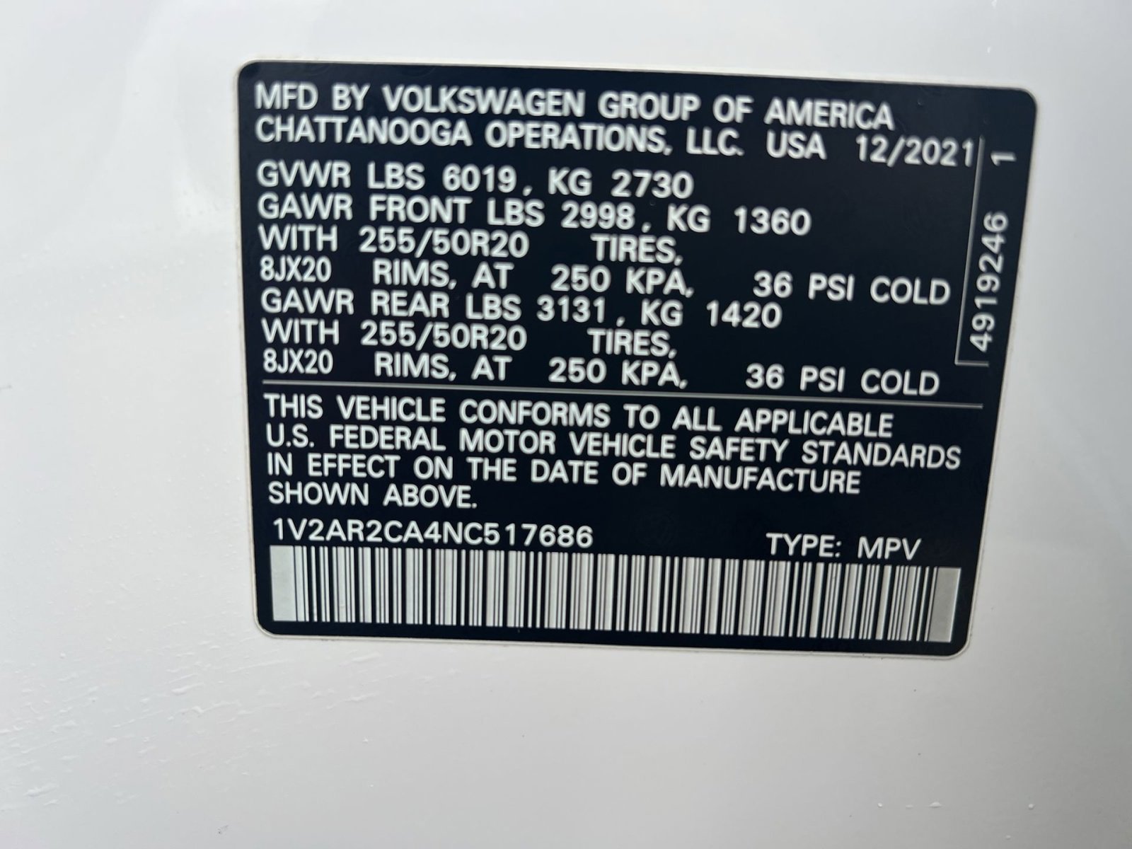 Used 2022 Volkswagen Atlas SEL R-Line image 30