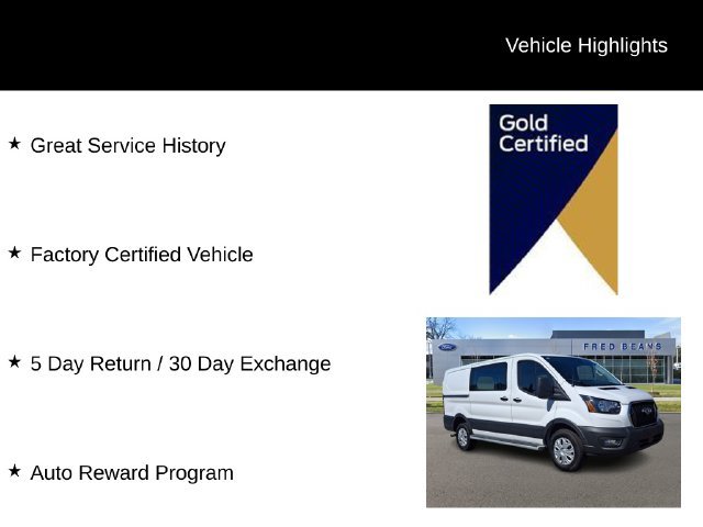 Certified 2025 Ford Transit 250 Low Roof w/ Exterior Upgrade Package RWD image 4